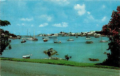 Hamilton Harbour, Red Hole, Paget, General Post Office, Bermuda, Isles Postcard