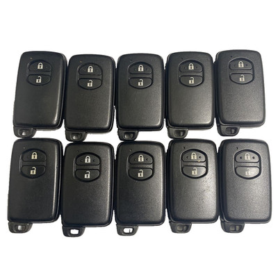 10pcs JDM Toyota Smart Key Remote 2-Button Aqua NHP10 Prius ZVW30 Wish OEM