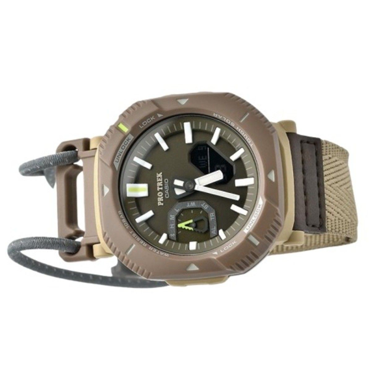 Casio PRO TREK BLUETOOTH Cloth Strap Tough Solar PRJ-B001B-5 100M Unisex Watch