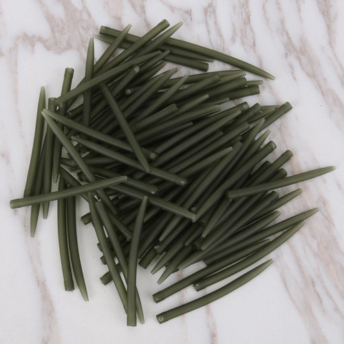 20/50/100pcs Terminal Carpe Pêche Anti Nœuds Ligne Manches Pêche Crochet Manches - Photo 8/22