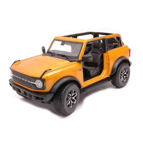 Ford Bronco 2021 No Door Yellow 1:18 Maisto Auto Stradali -D- Neues Modell-image