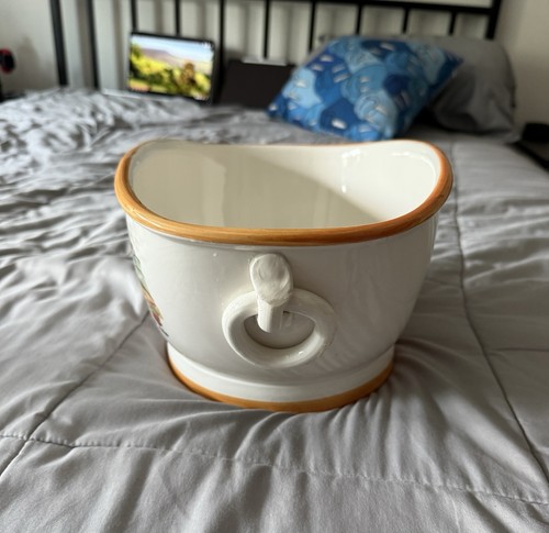Vintage Italian Art Pottery Bowl by Maestri Artigiani Ceramica Toscana Italy - Picture 4 of 5