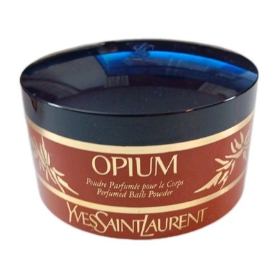Vintage Yves-Saint-Laurent  OPIUM Perfume Dusting Powder  5.2 Oz.  New !