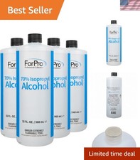 Bulk 70 Isopropyl Alcohol IPA, 128 Fl Oz Total, Pure for Cleaning  Sanitizing