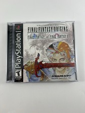 Final Fantasy Origins (PlayStation 1, 2002) - CIB + Reg Card, Black Label