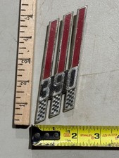 Oem 1966-67 Ford Galaxie 390 Front Fender Emblem Badge