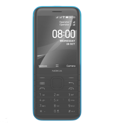 Téléphone Portable Nokia 8000 4G Original - Écran 2,8 Pouces, 4 Go, Débloqué - Ouvert Jamais Utilisé