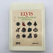 Elvis Presley - World of Christmas - Restored 8 Track Tape - New Pad and Splice