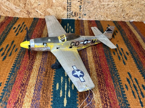 Testors P51 Mustang Gas Powered Model Tether Plane 1970 Fly’em - Picture 7 of 18