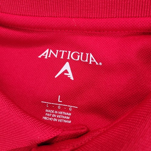 Boston Red Sox Shirt Antigua Polo Short Sleeve Performance Mens Size L - Picture 3 of 11