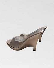 Prada SS 1998 Satin Wedge Sandals 