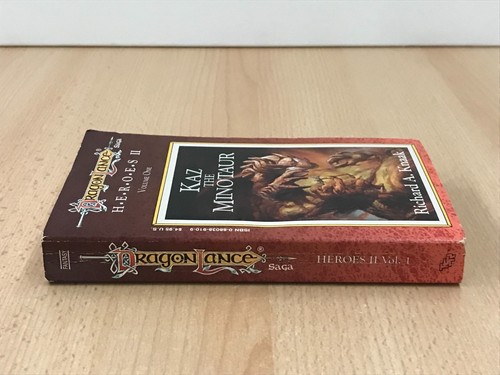 1990 TSR - Dragon Lance Kaz the Minotaur by Richard A. Knaak Paperback Book - Foto 3 di 4