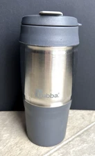 Bubba Gray Classic Insulated Travel Mug Tumbler 18 oz Flip Top Lid Hot Cold
