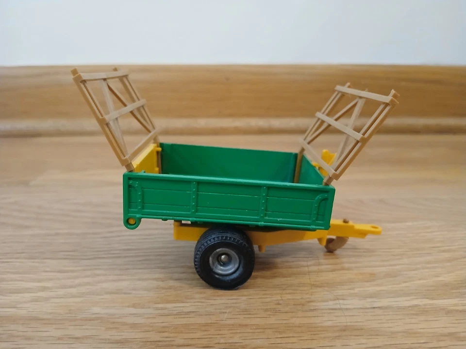 Remolque basculante Gran Bretaña 9565 verde amarillo 1979 escala 1:32 vintage LEER Foto 4 de 4
