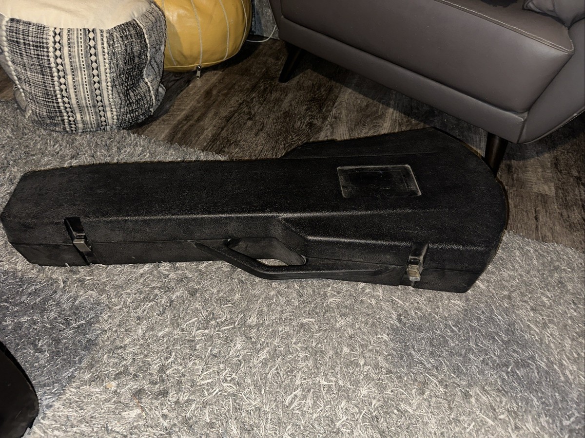 Vintage 1980's Gibson Chainsaw Guitar Hard Case Blue Interior | eBay