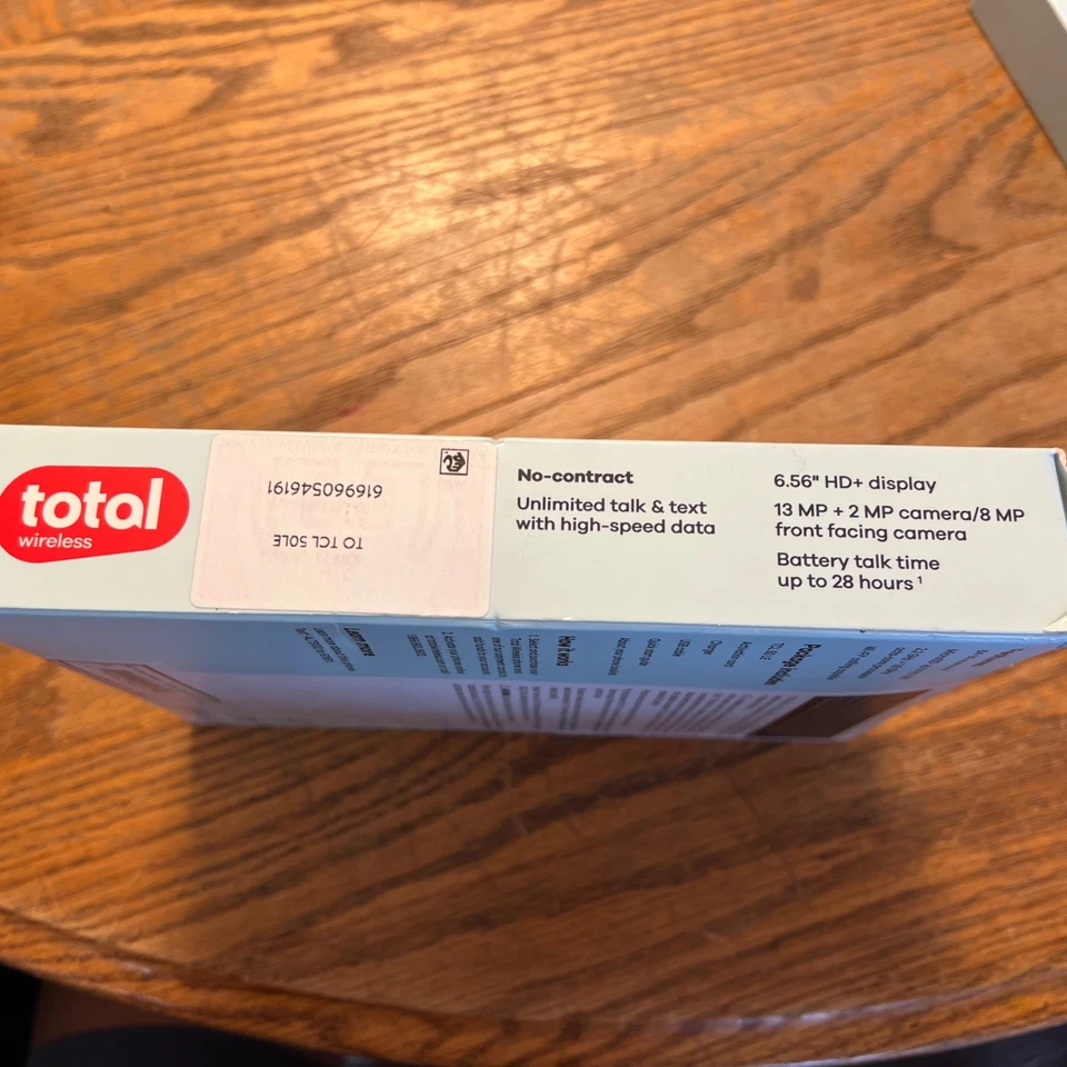 TOTAL WIRELESS TCL 50 LE (50 LE) 6.56" 64GB 4GB CDMA LTE Gray Prepaid Phone NEW - Image 3 of 3