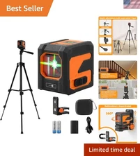 Laser-Level-With-Tripod, Green Cross Line Laser with Tripod Self-Leveling, Lazer