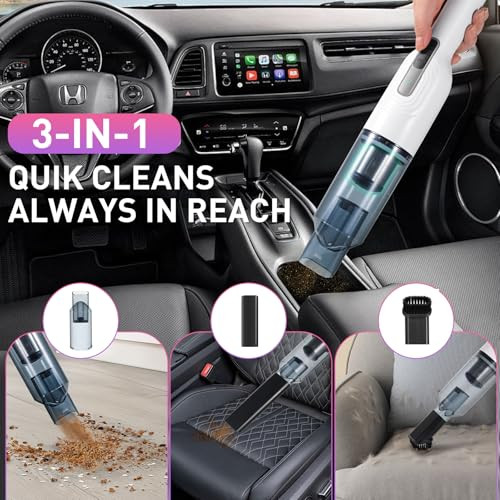 Hand Vacuum, Advanced Clean Cordless Handheld Vacuum, Compact Home and Car - Picture 3 of 8
