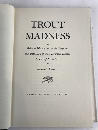 ROBERT TRAVER - TROUT FOLDNESS - LIBRO PESCA - RARA PRIMA EDIZIONE - Foto 4 di 7