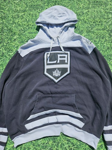 Majestic La Kings Size Xl Side Embroidered Sleeves - Picture 3 of 15
