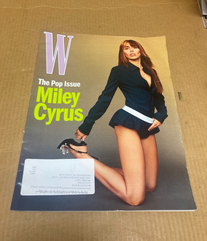 Miley Cyrus W Magazine 2024