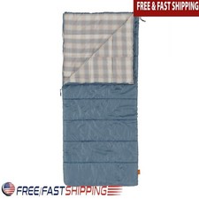 Flannel Lined Sleeping Bag Outdoor Camping Cozy Durable Lightweight 50F New