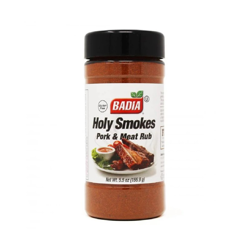 6x Badia Economy Holy Smoke Pork - Meat Rub Spice Bulk 55oz New Lot 9190₽