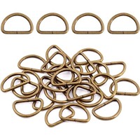 D-Ringe 25 Mm Metall GurtbäNder GüRtel Schnalle ZubehöR Pack