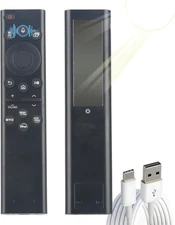 BN59-01385A Solar Voice Replacement Remote Control for Samsung TV, Rechargeable