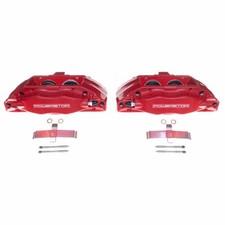 Power Stop Brake Calipers For Acura Tl 2004-2008 Front Red - Pair