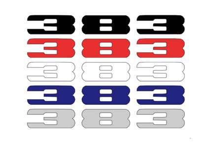 Custom 383 Automotive Decal Set Universal Fit