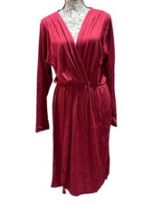 Fraiche by J Deep Red Faux Wrap Dress – Size Large – NWT