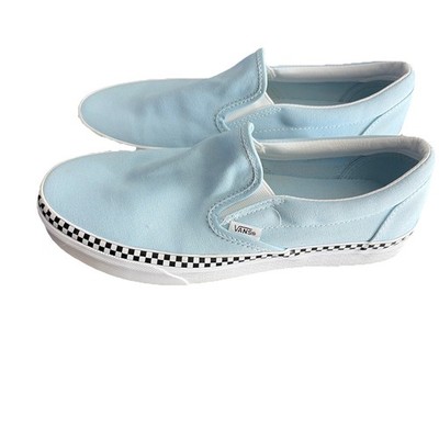 Vans Doheny model with a checker dot design in Ballad Blue and White 