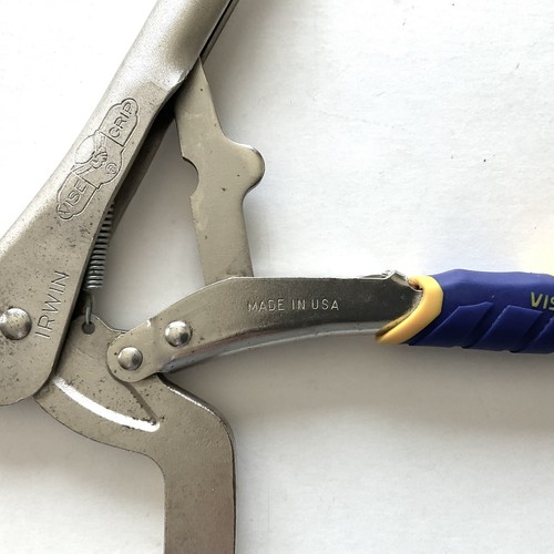 Irwin Vise Grip 11R 11”/275mm Locking Clamp w Regular Tips MADE IN USA - Picture 5 of 8