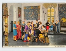 Postcard The Great Hall Bunratty Castle County Clare Ireland