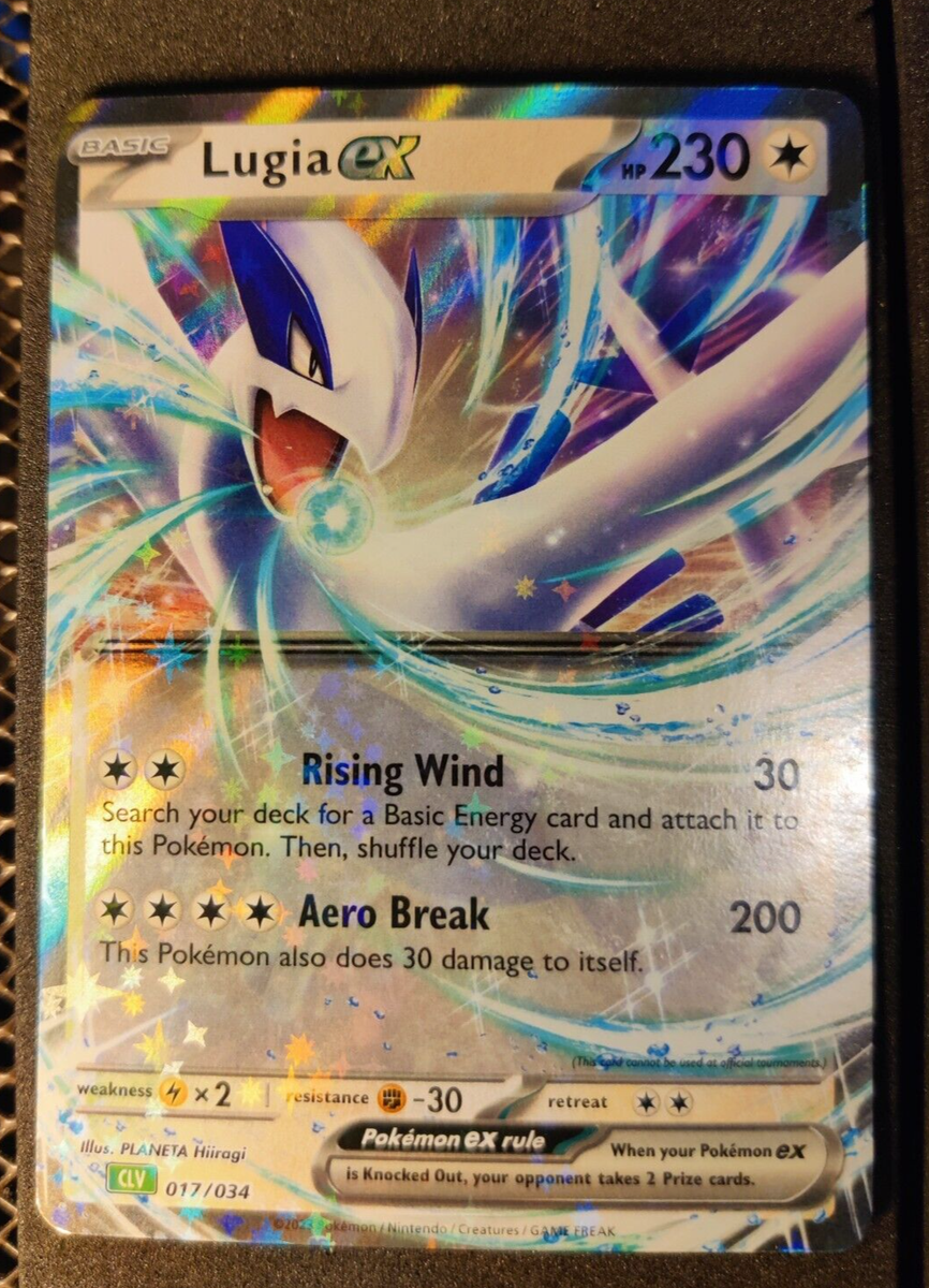Pokemon Lugia ex 017/034 Holo Pokemon Card Game Classic English