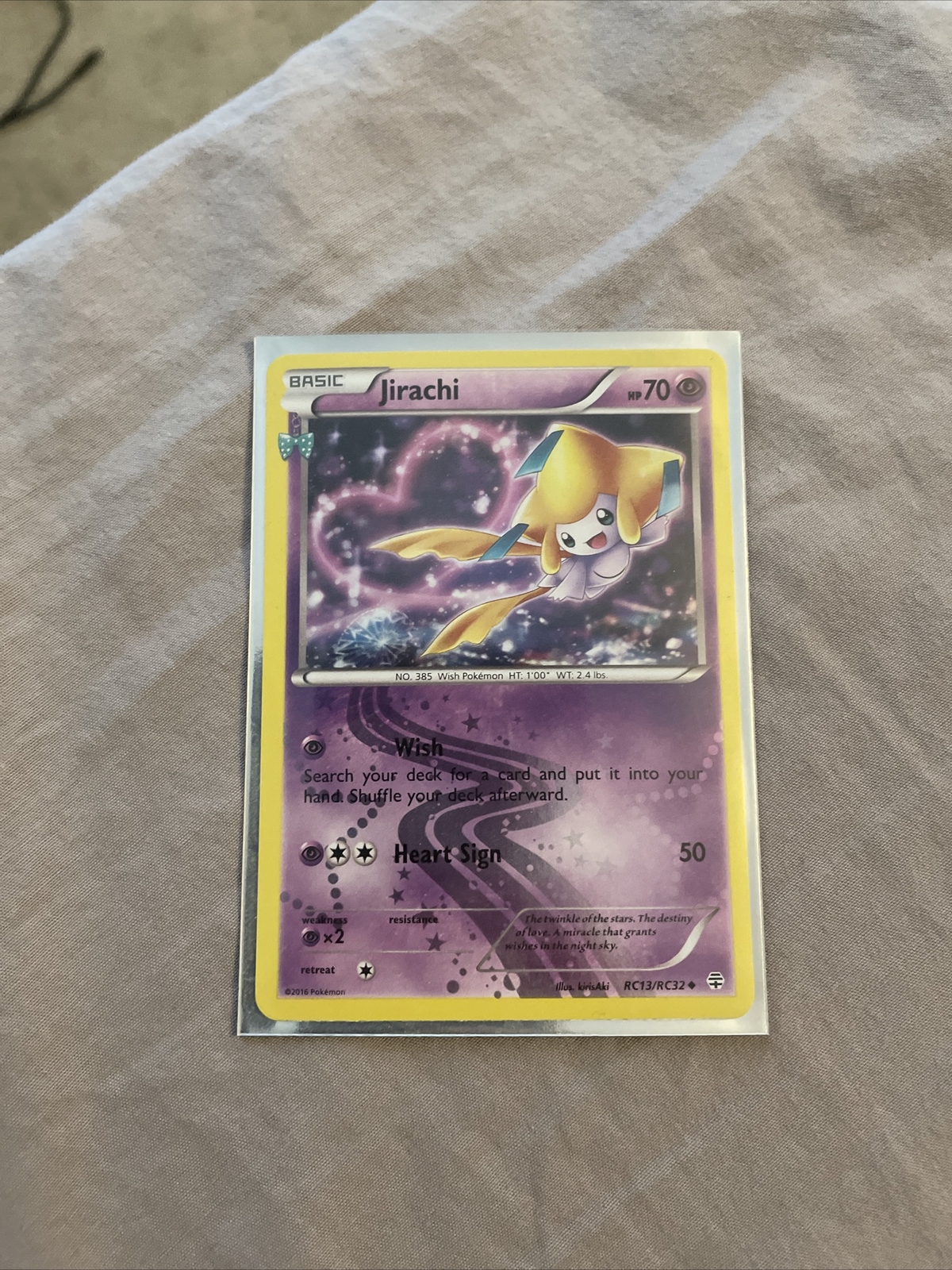 JIRACHI Radiant Collection  RC13/RC32 Holo GENERATIONS Pokemon Card Mint/NM