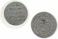 Polen 10 Groschen 1793 MW Stanislaus August f&uuml;r Warschau