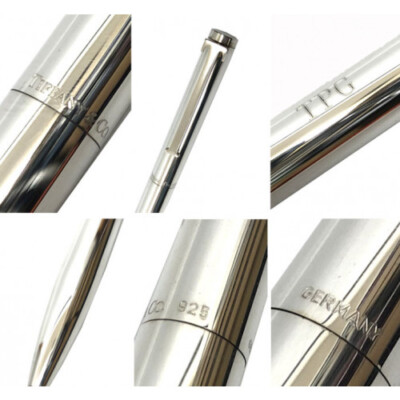 TIFFANY & Co. T-Clip Ballpoint Pen Silver SV925 Black ink limited