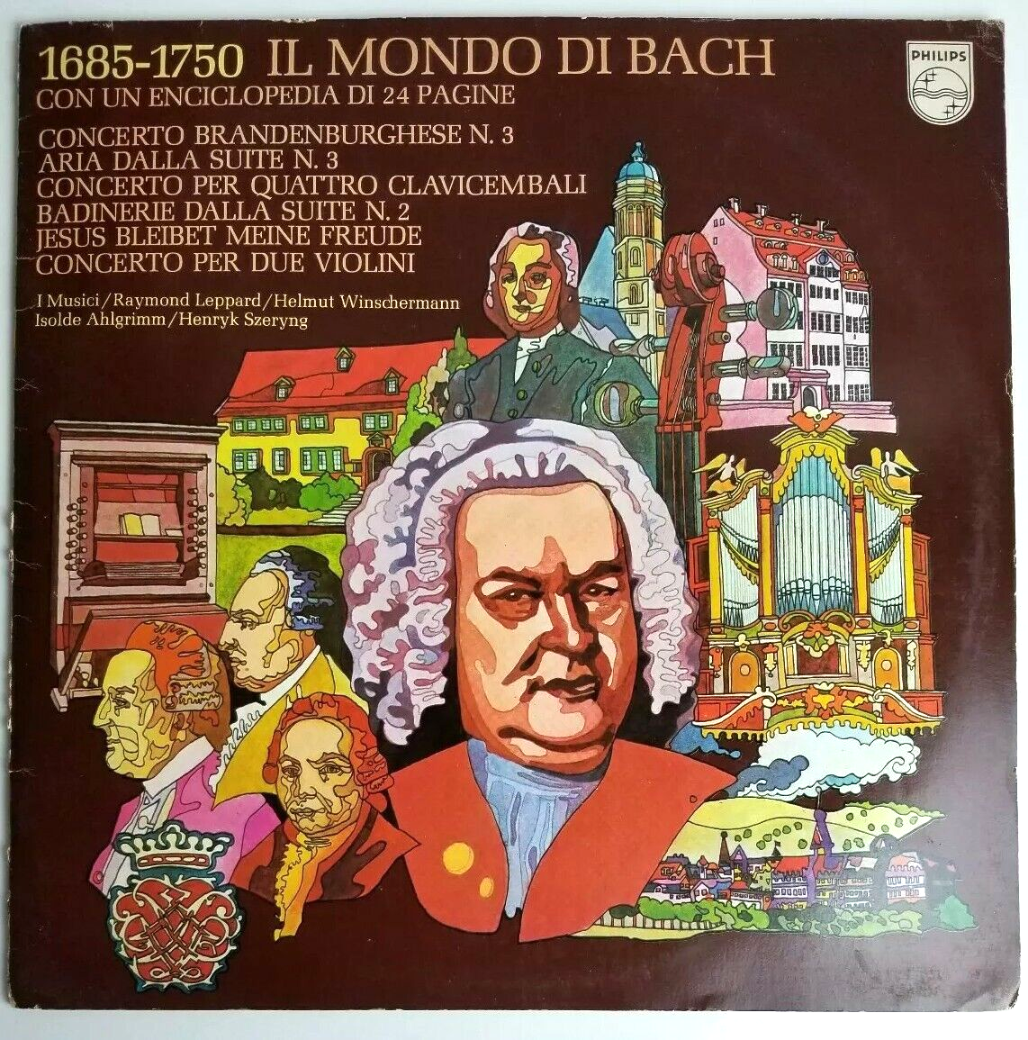 1685-1750 The World Of Bach LP Philips ‎ 6830 004 | eBay