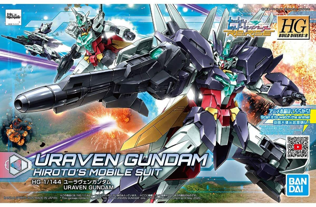 Gunpla 1/144 Bandai HG Gundam Build Divers R Uraven Gundam