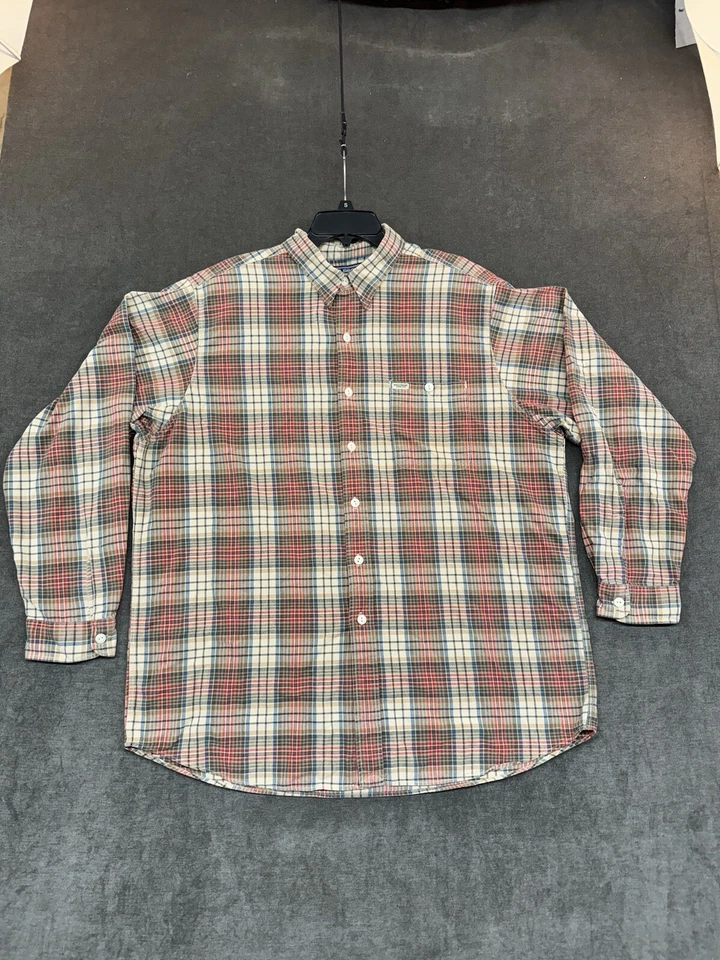 De Colección Años 90 Para Hombre Polo Deportivo Por Ralph Lauren Camisa A Cuadros Deportista XL Bolsillo Logo Foto 3 de 4