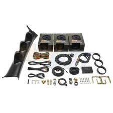 GlowShift Boost, Fuel PSI, Wideband Air Fuel Gauges + Pod for 08-14 Subaru WRX