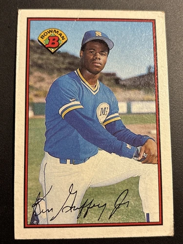 Ken Griffey Jr. 1989 Bowman Rookie ERROR Baseball Card 