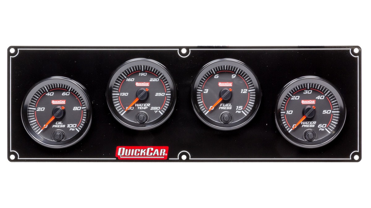 QuickCar Digital 4-Gauge Panel OP/WT/FP/WP QuickCar Digital 4-Gauge Panel OP/WT/FP/WP