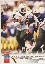 Clinton Portis RC 2002 Pacific Football Rookie Card#473-Broncos Rookie RB . rookie card picture