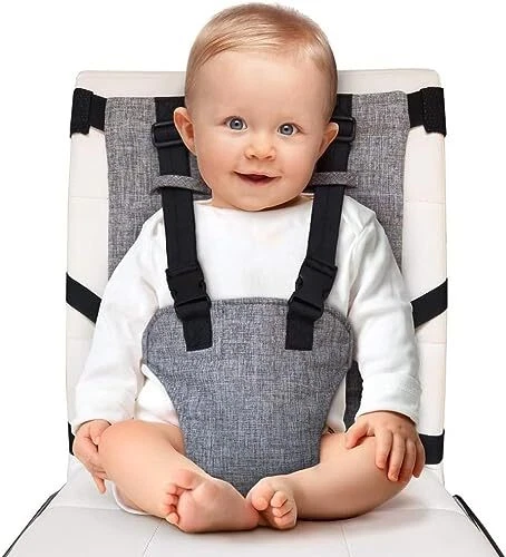 Portable fabric high clearance chair