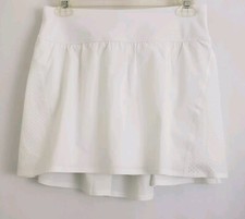 Women's Spanx Skort Skirt Get Moving Tennis Golf White Size M