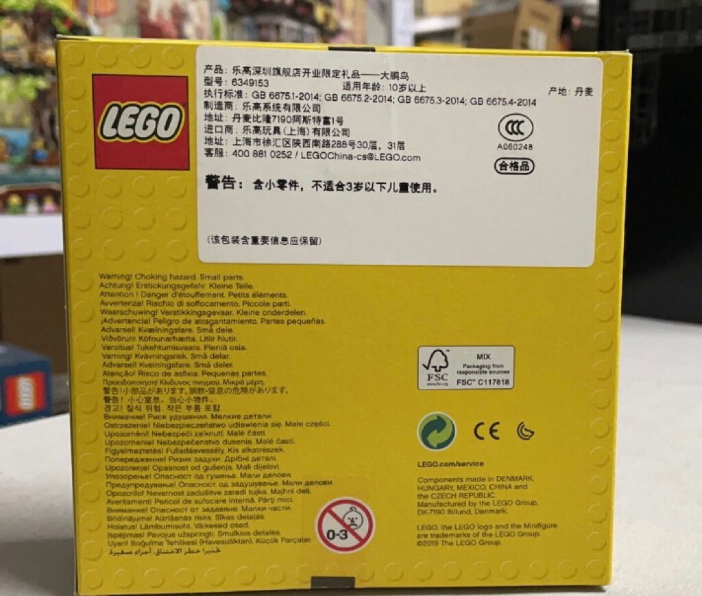 LEGO GWP Shenzhen Store Opening Gift Big Eagle Brick Set (6349153