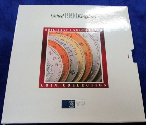 1991 GREAT BRITAIN / NORTHERN IRELAND UK - OFFICIAL BRITISH MINT UNC SET (7) - 第 1/11 張圖片